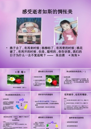 九年级语文上册 4 草莓课件1 语文版 课件