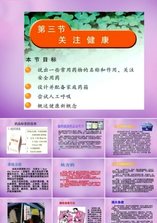八年级生物下册 26.3 关注健康课件 (新版)苏教版 课件