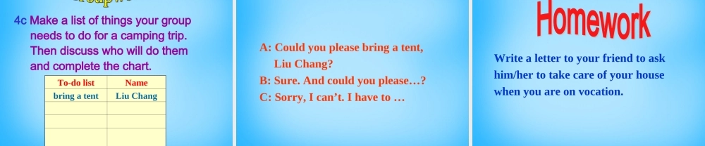 八年级英语下册 Unit 3 Could you please clean your room Section A课件 (新版)人教新目标版 课件