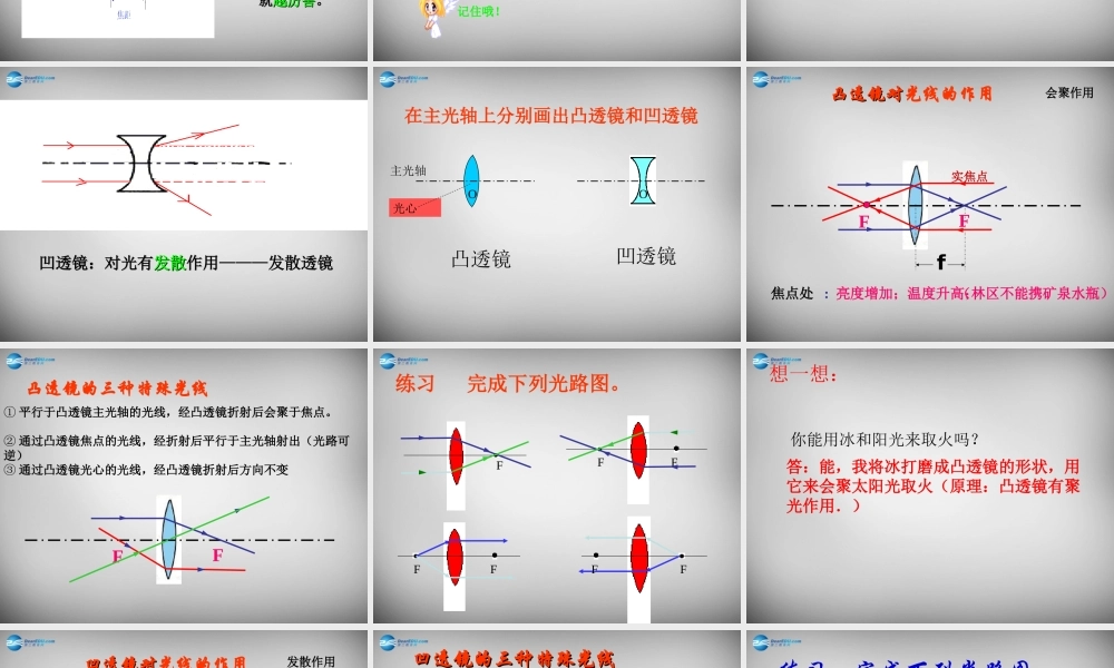八年级物理上册 5.1 透镜课件5 (新版)新人教版 课件