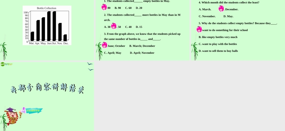 八年级英语上册 Unit7 Enjoy Your Hobby能力提升练(26)配套课件 冀教版 课件