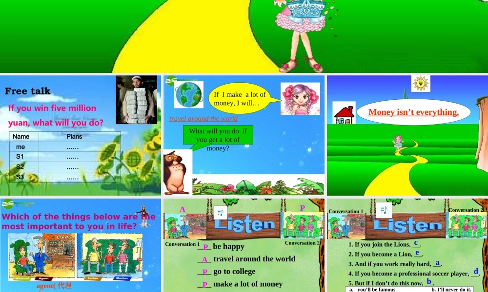 八年级英语下册 Unit 5If you go to the party,you ll have a great time! 课件 人教新目标版 课件