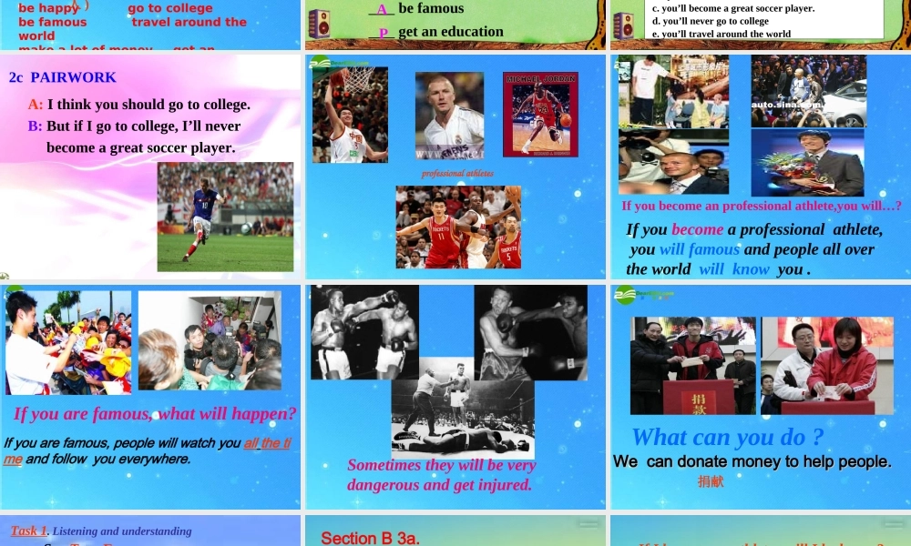 八年级英语下册 Unit 5If you go to the party,you ll have a great time! 课件 人教新目标版 课件