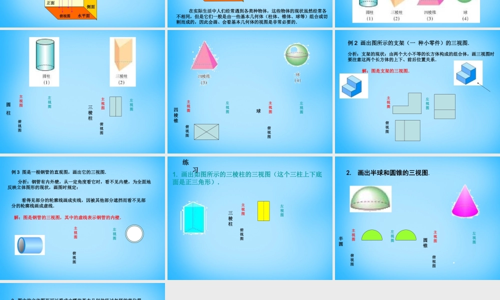 九年级数学下册 292 三视图(第1课时)课件 新人教版 课件