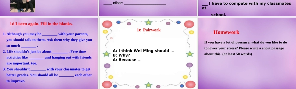 八年级英语下册 Unit 4 Why don t you talk to your parents Period 3课件 (新版)人教新目标版 课件