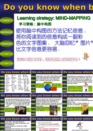 初中英语第五册Unit 9Reading课件