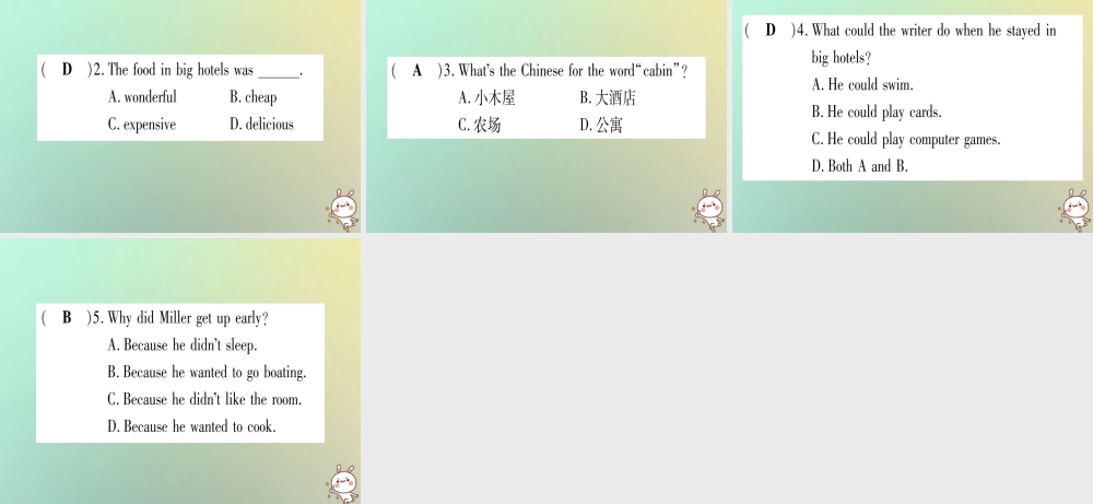 八年级英语上册 Unit 6 Go with Transportation Lesson 36 Clean Cars课件 (新版)冀教版 课件