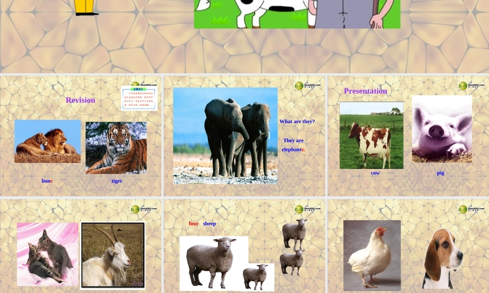 2013年七年级英语上册Unit6Let’sGo！Lesson34OntheFarm课件（新版）冀教版