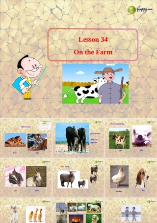 2013年七年级英语上册Unit6Let’sGo！Lesson34OntheFarm课件（新版）冀教版