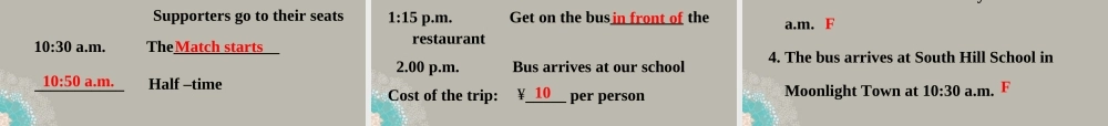 八年级英语上册(Unit 3 A day out)Integrated Skill课件 牛津译林版 课件