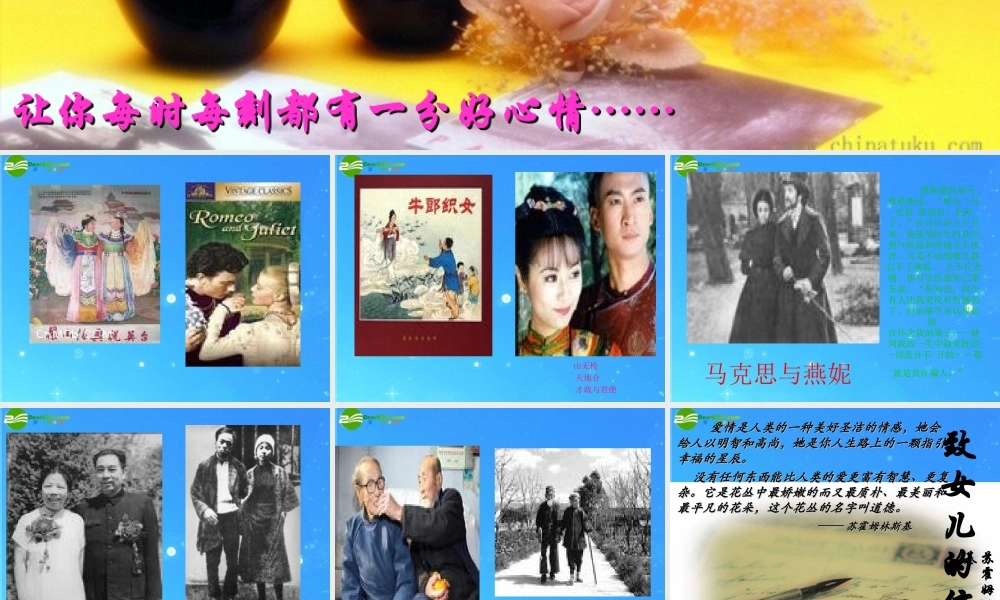 九年级语文上册 第2单元第8课(致女儿的信)课件 人教新课标版 课件