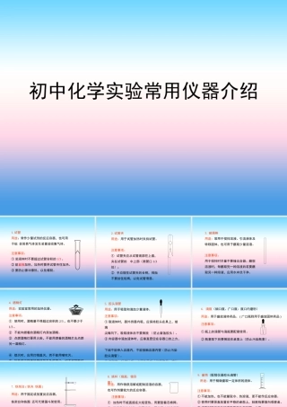 初中化学常用仪器介绍)素材 沪教版 素材