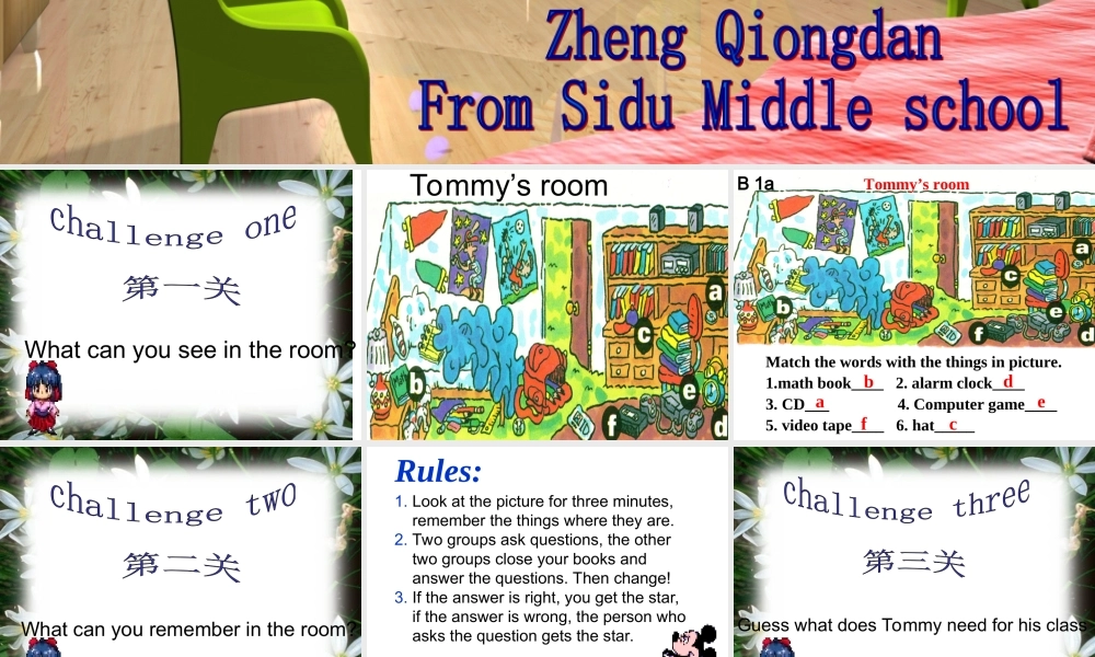 七年级英语上Unit4 Where is my backpack_ SectionBag课件人教版 课件