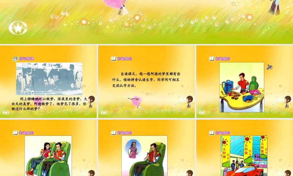 《阿德的梦》教学课件4