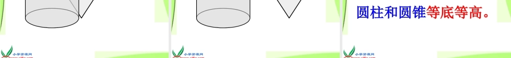 《圆锥的认识和体积》教学课件
