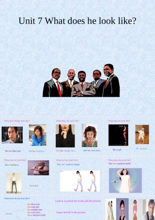 新目标七年级下 第七单元第一课时,很方便实用. 课件