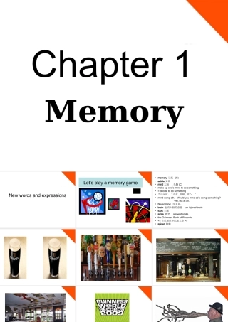 八年级英语下册 Chapter 1 Memory课件 牛津深圳版 课件