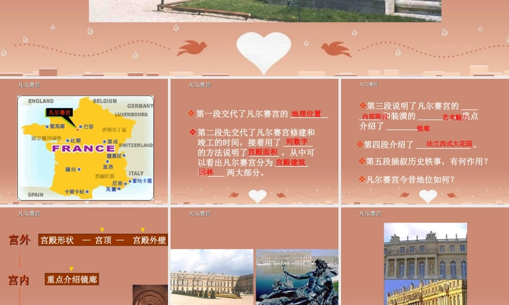中学七年级语文下册(第13课 凡尔赛宫)课件 (新版)苏教版 课件