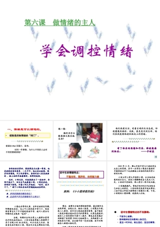 学会调控情绪 (2)