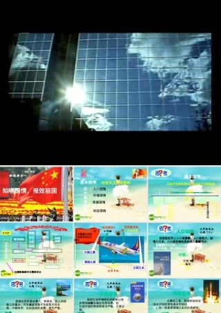 中考政治专题复习 (知晓国情，报效祖国)课件 人教新课标版 课件