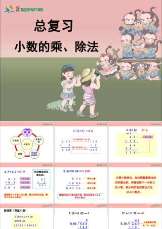《总复习（小数的乘、除法）》参考课件
