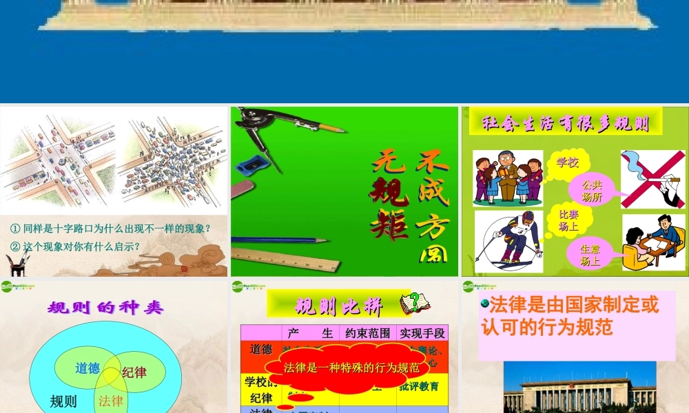 八年级政治上册 法律规定公民的权利和义务课件 鲁教版 课件