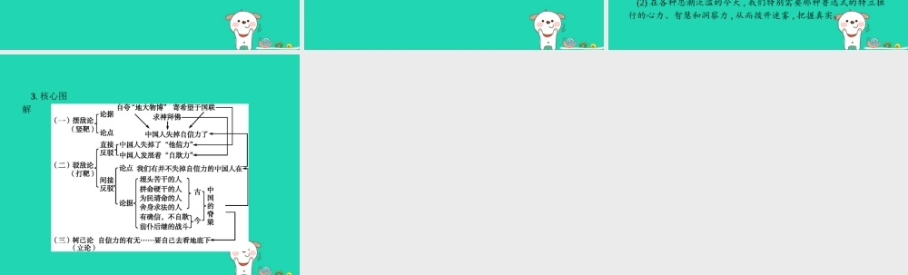 九年级语文上册 第五单元 17 中国人失掉自信力了吗课件 新人教版 课件