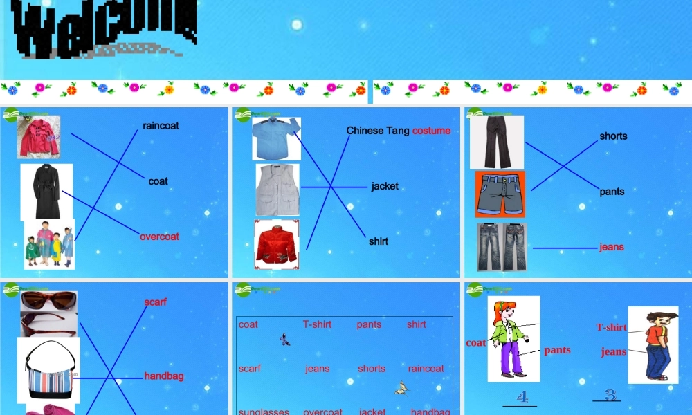 八年级英语下册 Unit 8 Our Clothes Topic 1 What a nice coat Section A 仁爱版 课件