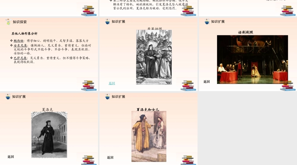 九年级语文下册 威尼斯商人2课件 人教新课标版 课件