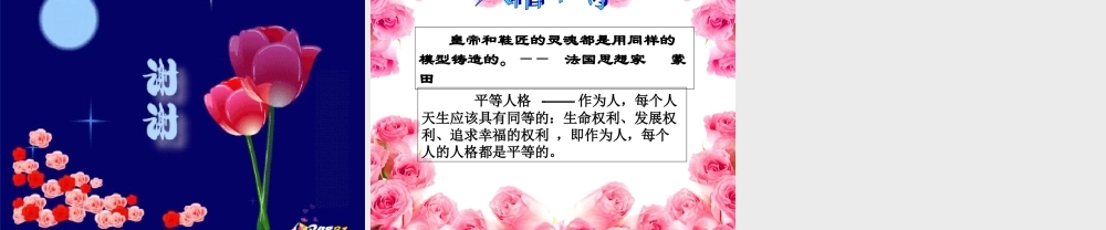 八年级思想品德上册(平等尊重你我他)课件 人教新课标版 课件