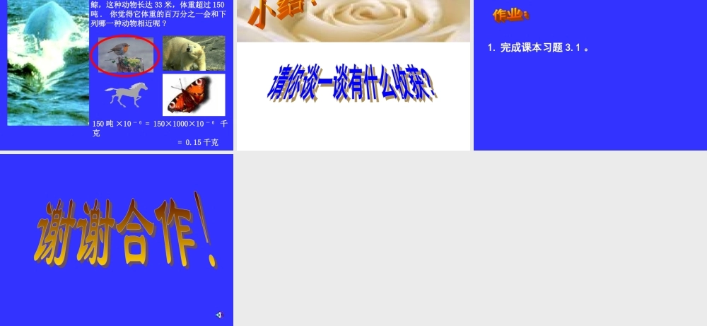 认识百万分之一演示文稿