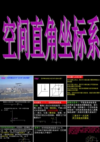 《空间直角坐标系》课件