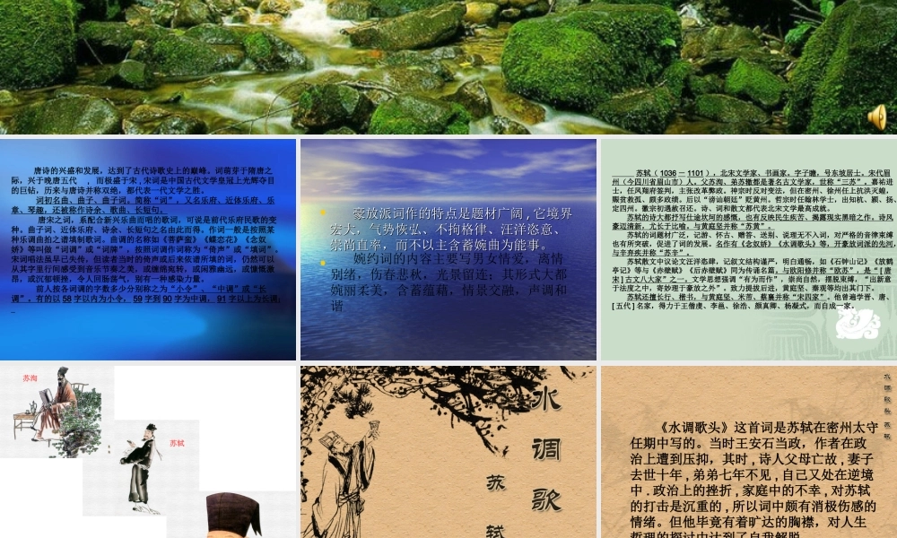 八年级语文水调歌头课件