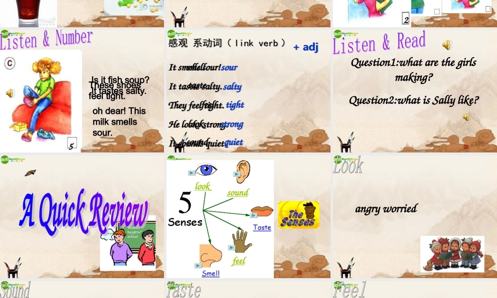 八年级英语上册 Module 7feelings and impressions作课课件 外研版 课件