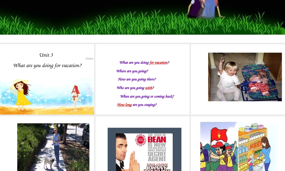 八年级英语上Unit3 Period1 课件13人教版 课件