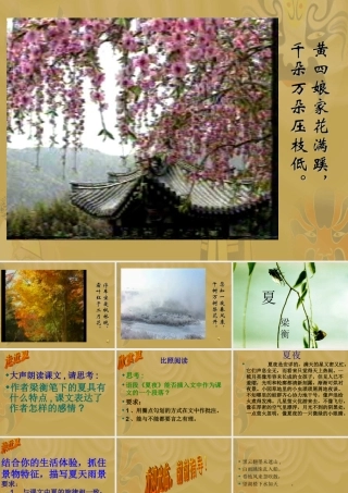 七年级语文夏课件1 苏教版 课件