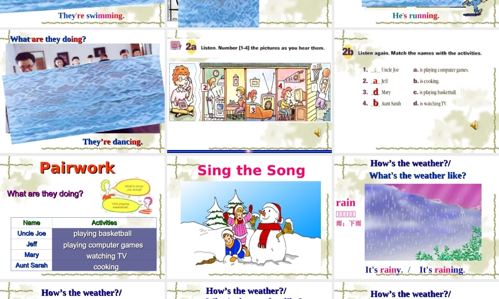 七年英语下册Unit6课件新课标人教版 课件