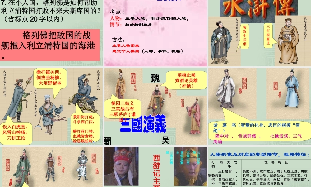 名著阅读（定稿版）(黄琳）