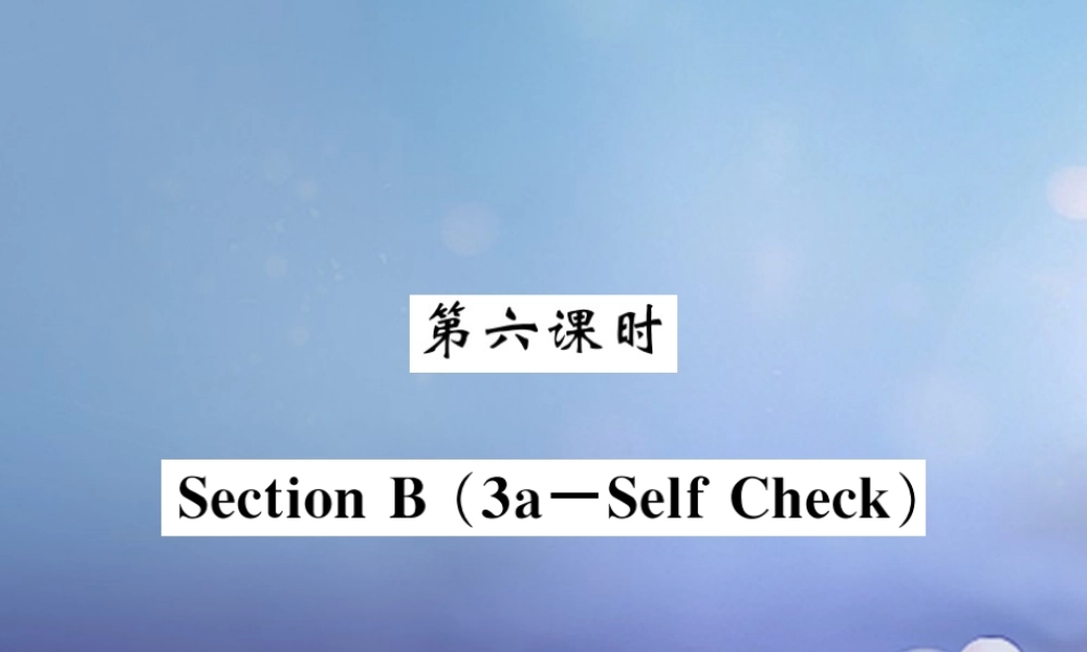 九年级英语全册 Unit 7 Teenagers should be allowed to choose their own clothes(第6课时)课件 (新版)人教新目标版 课件