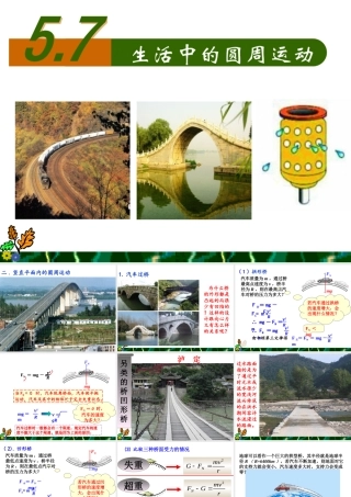 必修二57生活中的圆周运动2