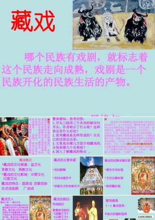 《藏戏》PPT课件