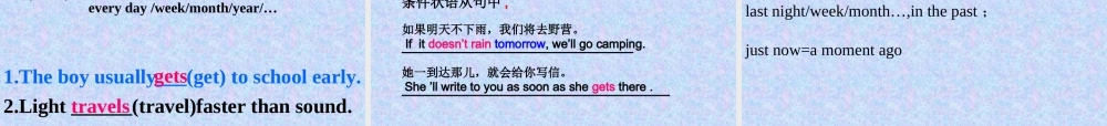 初中英语时态超好讲解改