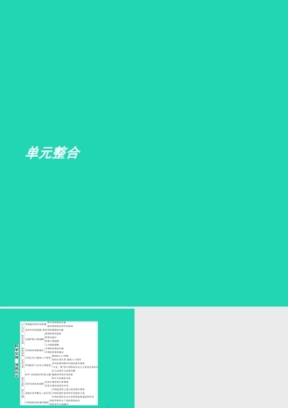 九年级政治全册 第三单元 科学发展 国强民安整合习题课件 粤教版 九年级政治全册 第1-4单元整合习题课件 粤教版