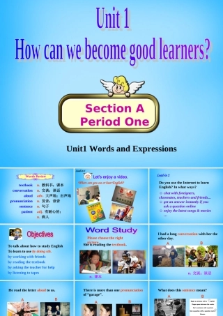 九年级英语全册(Unit 1 How can we become good learners Section A 1)课件 (新版)人教新目标版 课件