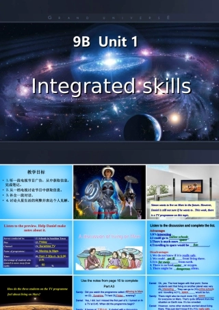 九年级英语下册 Unit 1 Asia Integrated skills课件 (新版)牛津版 课件