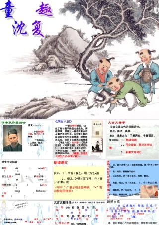 七年级语文上 童趣 课件人教版 课件