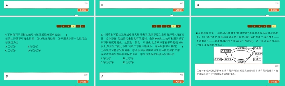 九年级政治全册 第二单元 关注自然 关注人类 第一节 共同的问题 共同的选择 第2框 可持续发展的必然选择课件 湘教版 课件