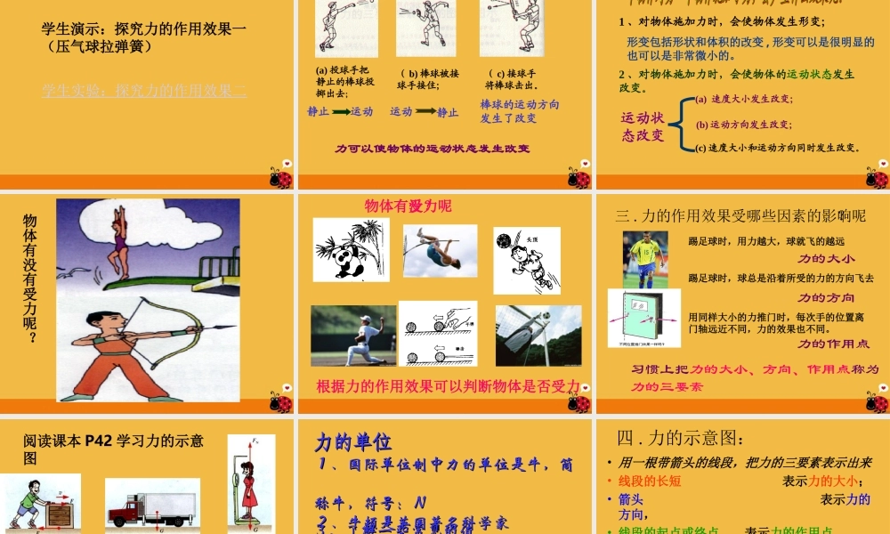 九年级物理 第十二章124力课件 人教新课标版 课件