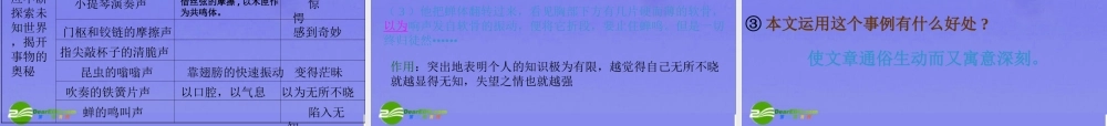 八年级语文下册 (我们的知识是有限的)优秀实用课件 苏教版 课件