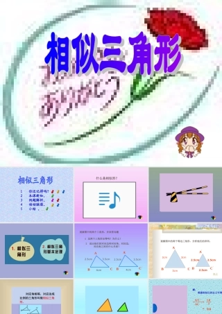 八年级数学相似三角形课件2鲁教版 课件